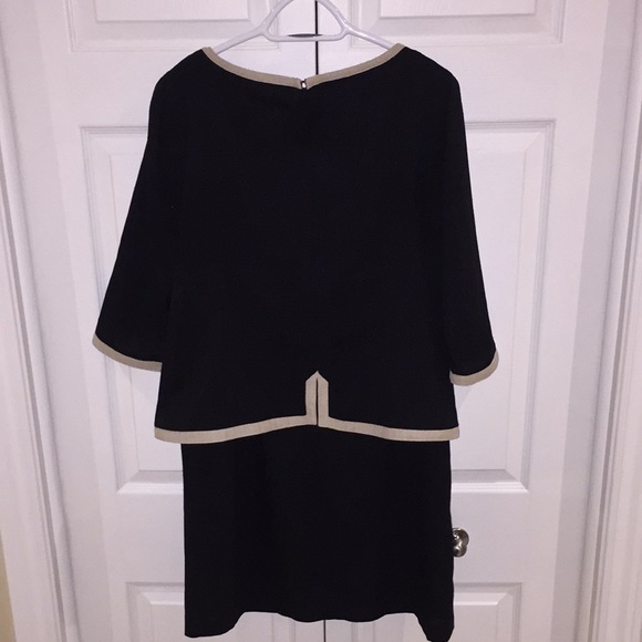 Evan Picone Ladies Dress Size 14 Black Business Office Wear - Picture 5 of 10